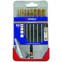 Tivoly Bohrerschleifgerät A23 Pack von 8 Bits für Metall Durchmesser 2-10 mm