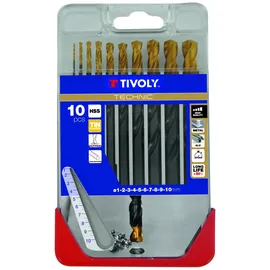 Tivoly Bohrerschleifgerät A23 Pack von 8 Bits für Metall Durchmesser 2-10 mm