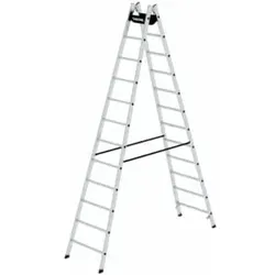 MUNK Aluminium-Stehleiter 12 Sprossen