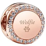 Pandora Gravierbarer Funkelnder Knopf Charm 788747C01