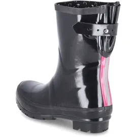 rajn Gummistiefel Mid-Boot, Glossy Black, Naturkautschuk UZW210 schwarz - Gr.: 37