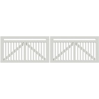 Plus Doppeltor Linea 300 x 80 cm RAL 9010 Weiß