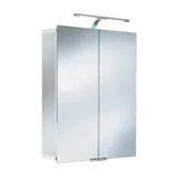 HSK ASP 300 LED Alu Spiegelschrank 60x75x12,5cm 1142060 2-türig