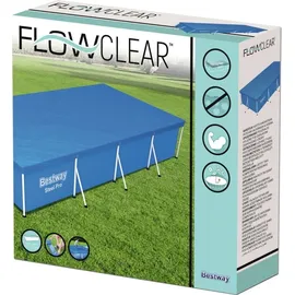 BESTWAY Poolabdeckung blau 400 x 211 cm