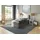 Home Affaire Boxspringbett HOME AFFAIRE "Lysann", grau (hellgrau), B:107cm L:215cm, Komplettbetten, Boxspringbett, 5fach verstellbares Kopfteil, in 4 Breiten, 3 Matratzenarten