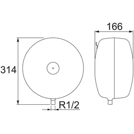 IMI Statico SD 8,3 bar 8 l Beryllium