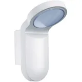 ESYLUX Außenwandleuchte Aluminium, 20,5 cm, inkl. Bewegungsmelder, weiß