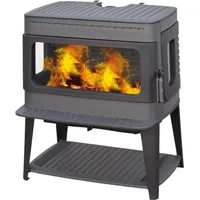 Plamen Design-Gusskaminofen Plamen Authentic 50 Herdplatte, ext. Zuluft-