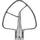 KitchenAid 5KSM5THFBSS Flachrührer