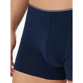 SCHIESSER Retro Boxershorts unifarben blau M 5er Pack