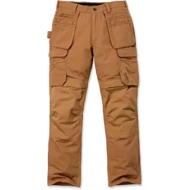 CARHARTT Full Multi Pocket Cargohose - braun, - W42/L28