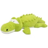 vidaXL Kuscheltier Krokodil 150 cm Grün