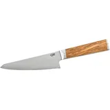 Herbertz Kiritsuke-Messer Klein Allzweckmesser 67-Lagen Damast 10 cm Olivenholz