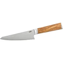Herbertz Kiritsuke-Messer Klein Allzweckmesser 67-Lagen Damast 10 cm Olivenholz