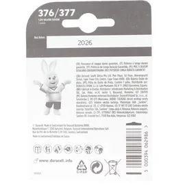 Duracell Knopfzelle 377 28 mAh 1 St.