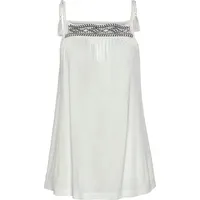 LASCANA Trägertop Damen creme-schwarz Gr.36/38