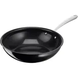 Lagostina Desideria Antihaft-Wok, 28 cm, mit Titanbeschichtung, kratzfest, schnelles und gleichmäßiges Kochen, Thermo-Signal-Technologie, geeignet für alle Herdarten
