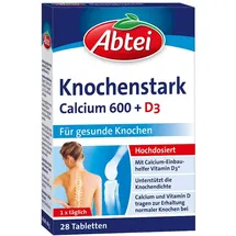 Abtei Knochenstark Calcium 600+D3 Tabletten Tf
