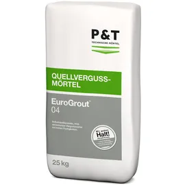 p & t technische mörtel gmbh EuroGrout 04 Quellvergußmörtel 25 kg 0-4 mm