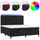 vidaXL Boxspringbett 180 x 200 cm Schwarz