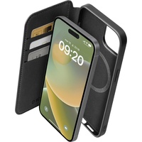 SBS Wallet MagSafe iPhone 15 Plus, schwarz