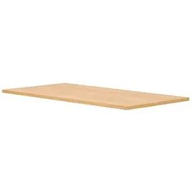 FlexiSpot Tischplatte ahorn rechteckig abgerundet 140,0 cm 80,0 cm