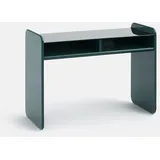 La Redoute Interieurs Schreibtisch Mit Tischplatte Aus Rauchfarbenem Gehärtetem Glas, Ericson Grün