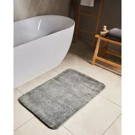 Beliani Badteppich Urlana Grau 90 x 60 cm