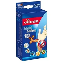 Vileda Multi Latex Einweghandschuhe 10+2, M/L, VIMUL695