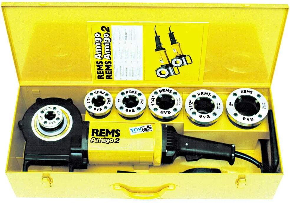 Elektrogewindeschneidkluppe Amigo Set 2 R 1/2 - 2