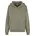 Fluffy Zip Hoodie Grün M