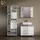 livinity® Waschbeckenunterschrank 80 x 60,8 cm Weiß Hochglanz