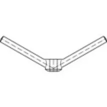 TOOLCRAFT TO-5454783 Knebelmuttern M16 DIN 80701 Messing 1St.