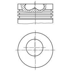 Kolben MAHLE 257 PI 00100 000