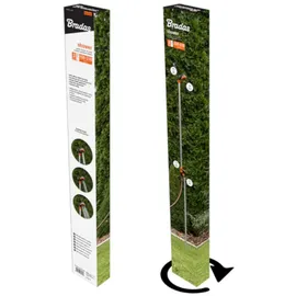Bradas Gartendusche Schwarz 150-210 cm