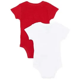 Levi's Levi's® Kids Kurzarmbody BATWING 2PK BODYSUIT (2-tlg) UNISEX von Levi's® Kids für Babys rot|weiß 2 (74/80)