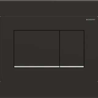 schwarz matt lackiert/hochglanz-verchromt 115.883.14.1