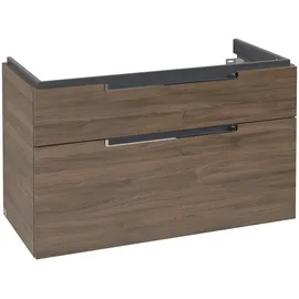 Villeroy & Boch Waschtischunterschrank 2 Auszüge 98,7 x 59 x 44,9 cm Braun