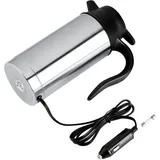 SUNXURY 12 V 750 ml Edelstahl Elektro-Auto-Wasserkocher Heizbecher Kaffeebecher Reise-Wasserflasche