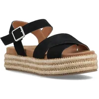 Rosa Rafia Sandal Black - 40 EU