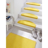 HANSE HOME Stufenmatte »Fancy«, halbrund, gelb
