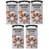 40x Rayovac Extra Hörgerätebatterien Typ 312 PR41 1,45V Zink-Luft
