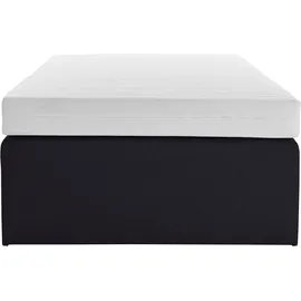 Westfalia Schlafkomfort Boxspringbett 120 x 200 cm Schwarz