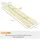 Outsunny Liegenauflage Gartenliege 198 x 53 x 5 cm Cremeweiß