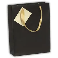 Clairefontaine 5x Premium Smaragd, Geschenktasche M 17x6x22cm - Schwarz