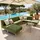 Oviala Modulares niedriges Gartenmöbel 360 x 180 x 78 cm Grün