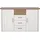 SchlafKONTOR Kombikommode 150 x 90 x 42 cm Braun / Weiß
