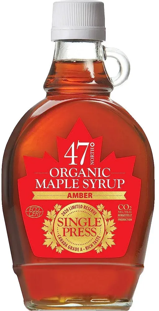 47° North Ahornsirup Single Press Amber, 250g