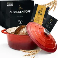 Chefarone Gusseisen Topf 26 cm 4,7 L emailliert -