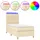 vidaXL Boxspringbett 90 x 200 cm Creme